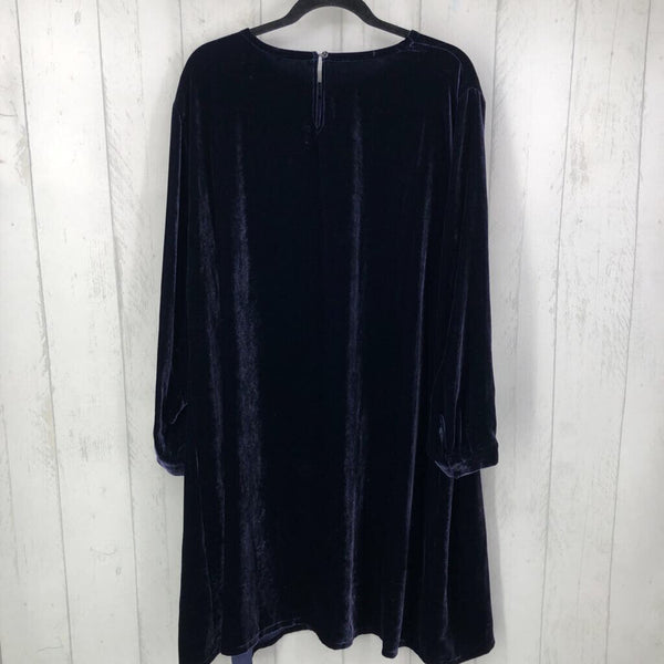 2X Velvet l/s dress