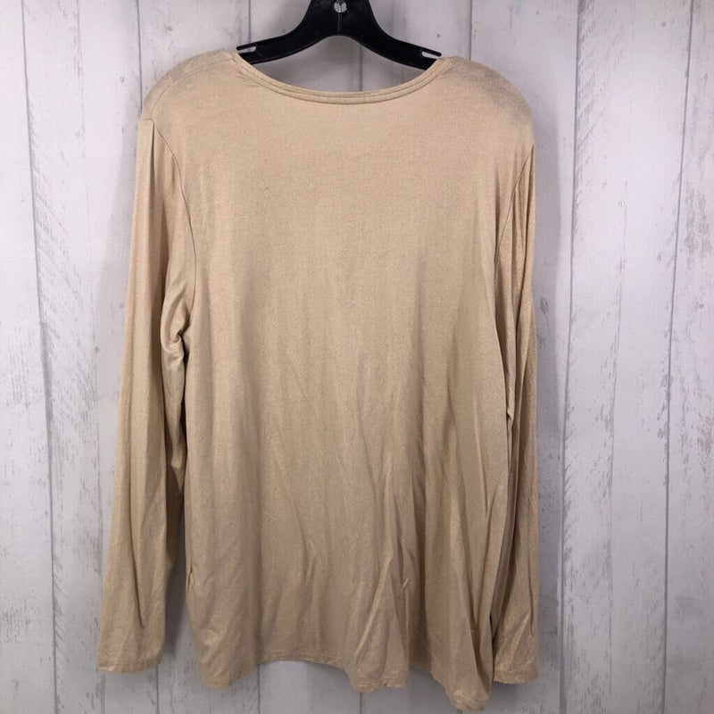 L Shimmery l/s top