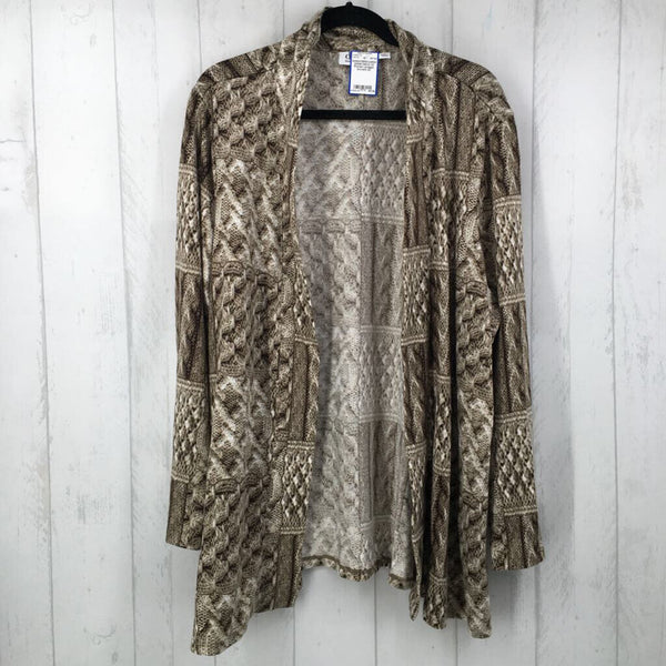 2X Printed cardigan