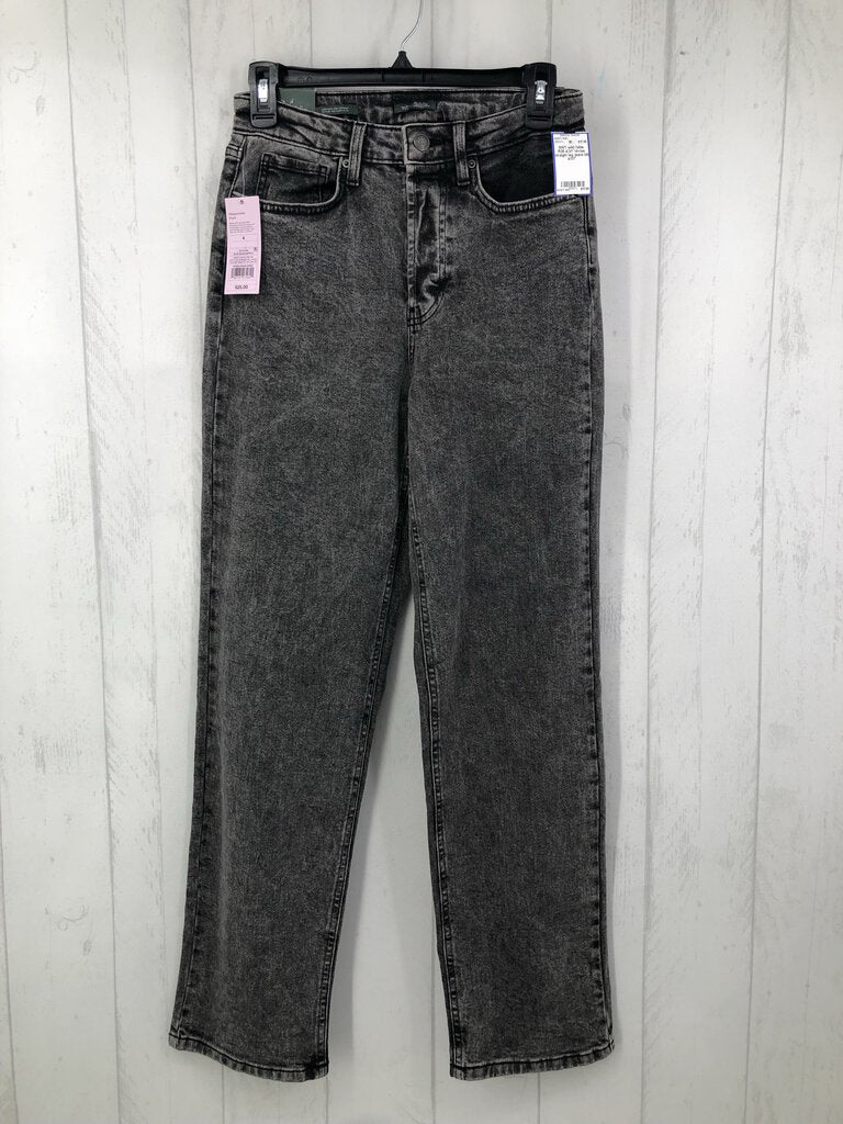 R25 4/31" Hi-rise straight leg jeans