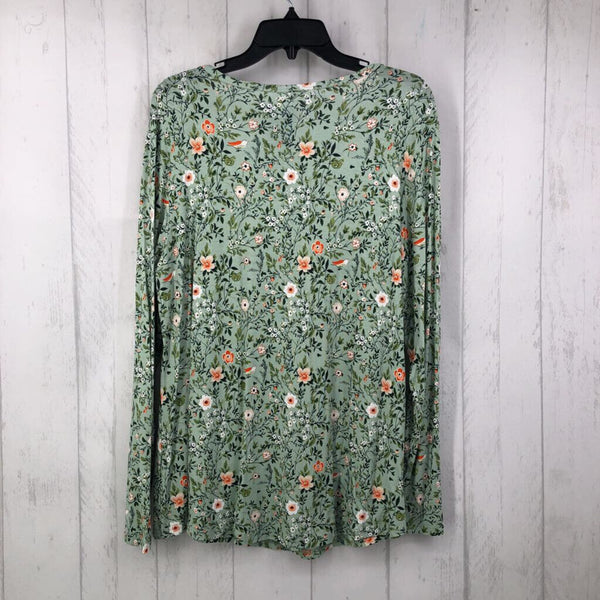 XL Flo print l/s top