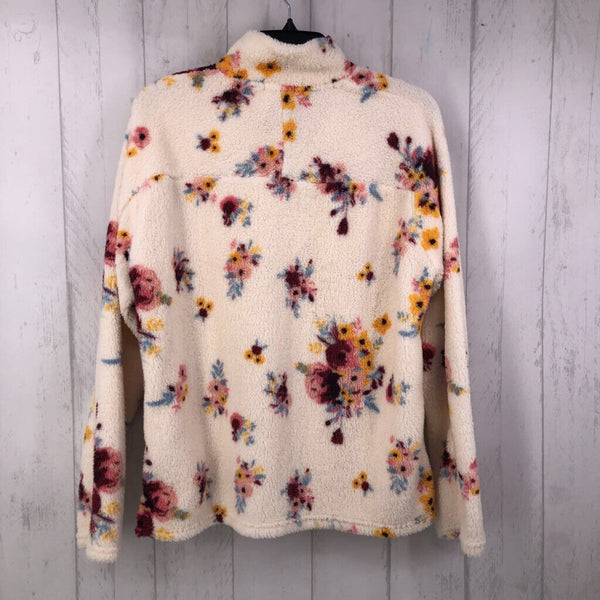 R37 S Flo print quarter zip pullover