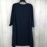 S 3/4 slv dress