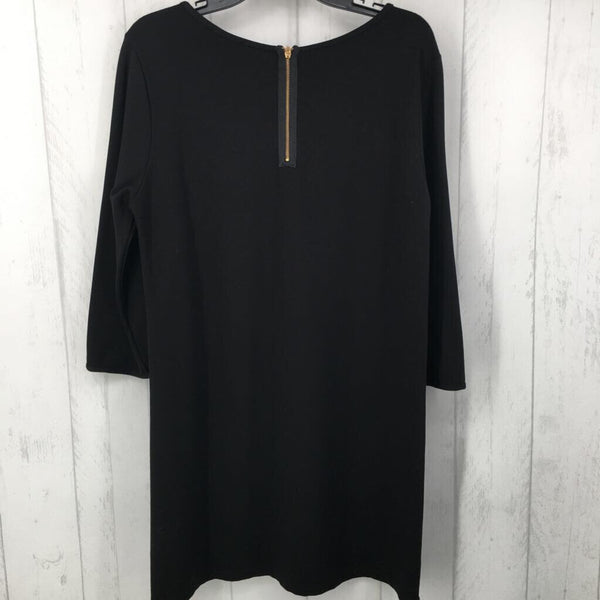 XL Back zip 3/4 slv dress