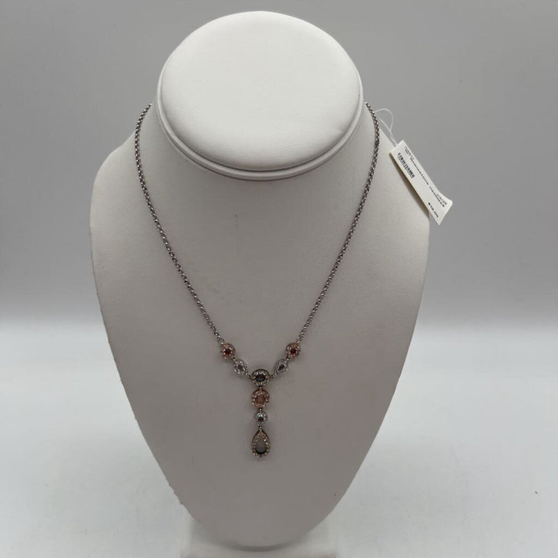 10" Rhinestone necklace