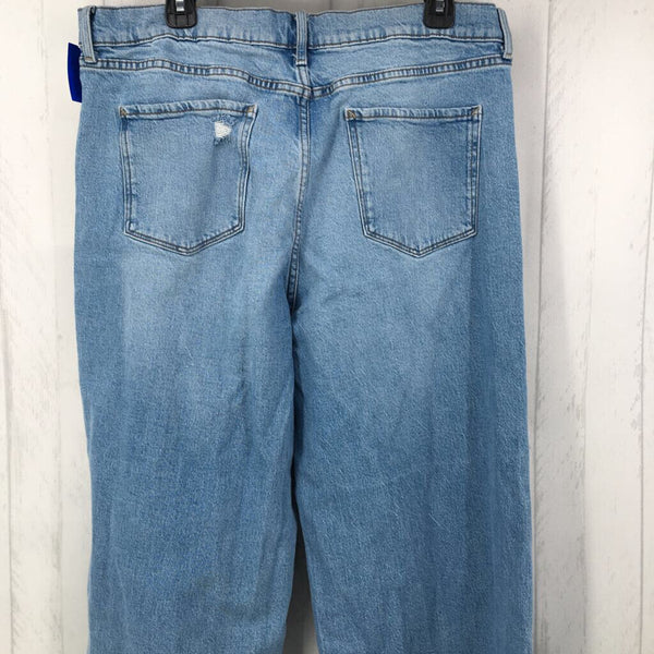 18 Hi rise wide leg jeans