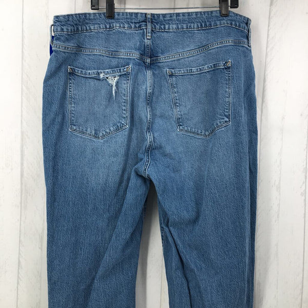 20 Hi-rise loose leg jeans