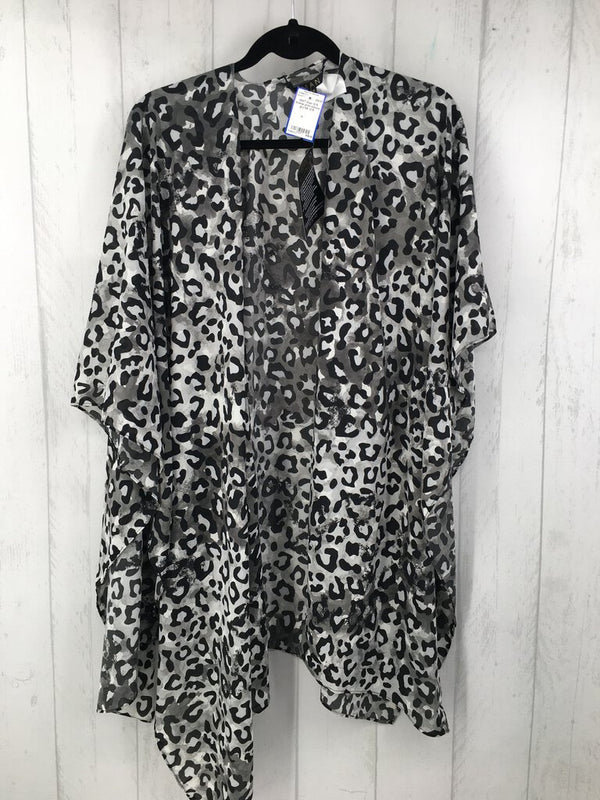 O/S Animal print kimono