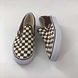 7.5 Checkered slip on sneaker