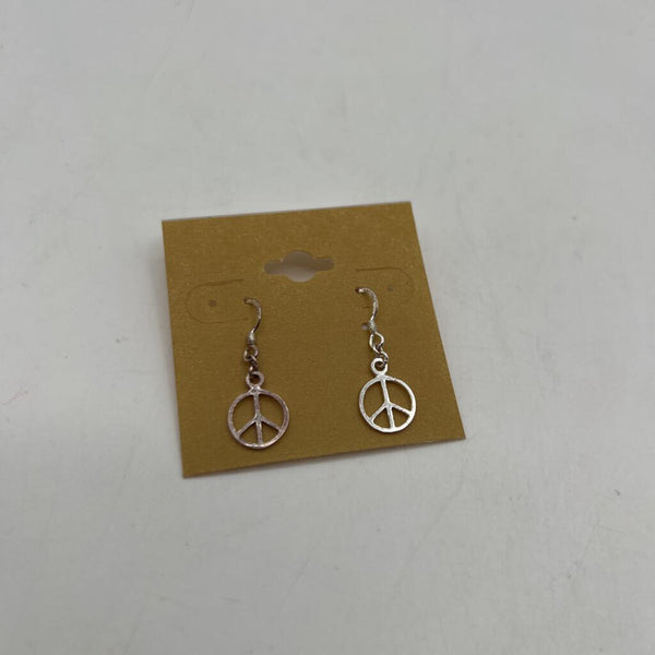 Peace sign earrings