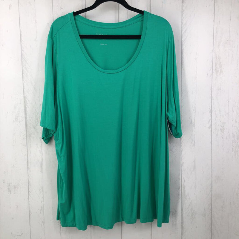 4x s/s scoop neck top