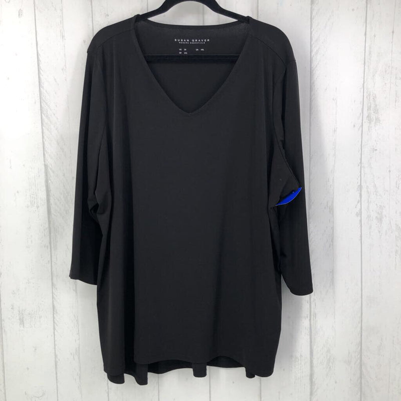 3x l/s v-neck top