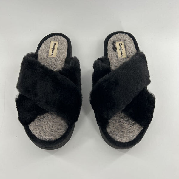 L 9-10 Faux fur slippers