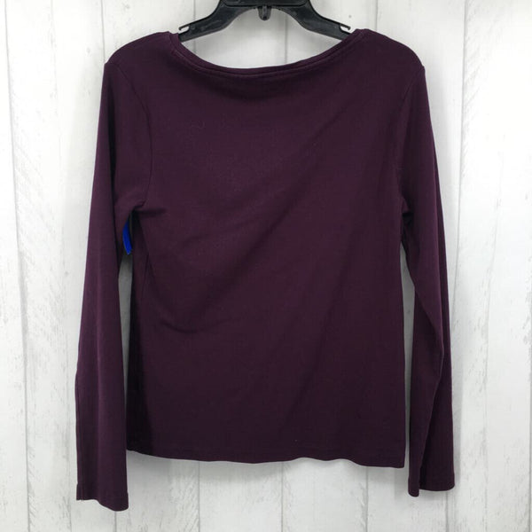 M Scoop neck l/s tee