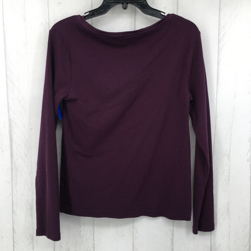 M Scoop neck l/s tee