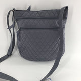 quilted triple zip crossbody