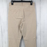 8T Plaid pixie pant