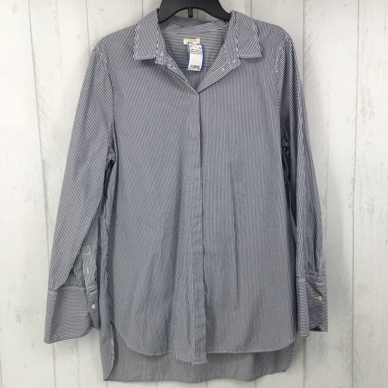 XL Striped button down l/s top