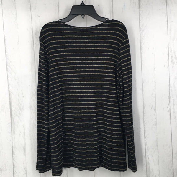 1(M) Striped l/s tee