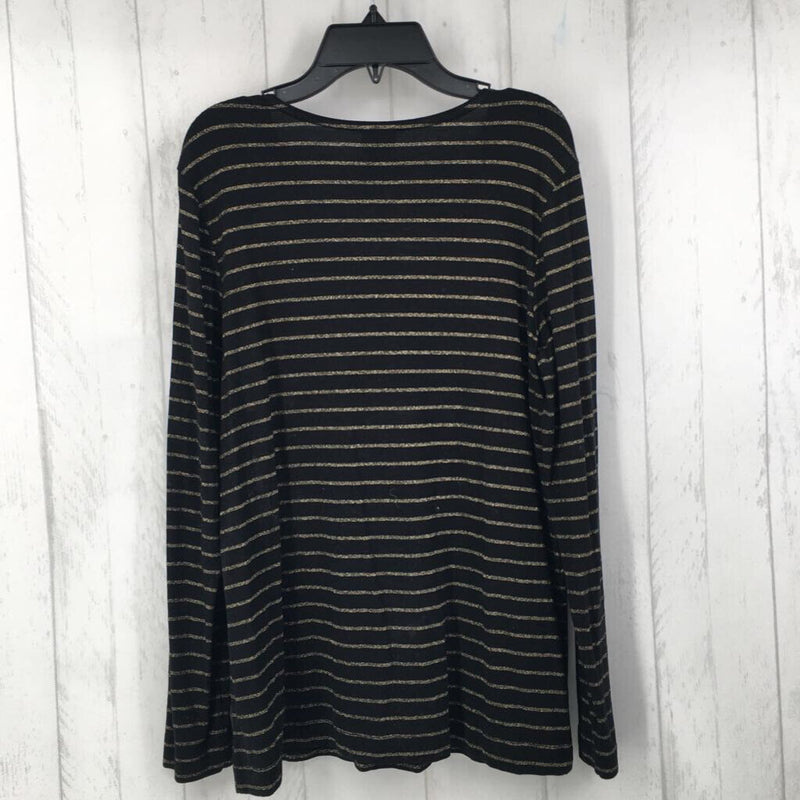 1(M) Striped l/s tee