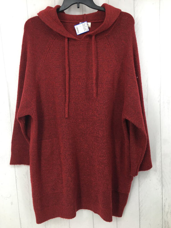 L Hooded sweater dress