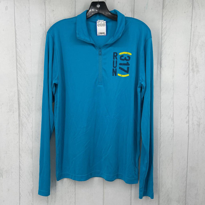 S Quarter zip l/s top