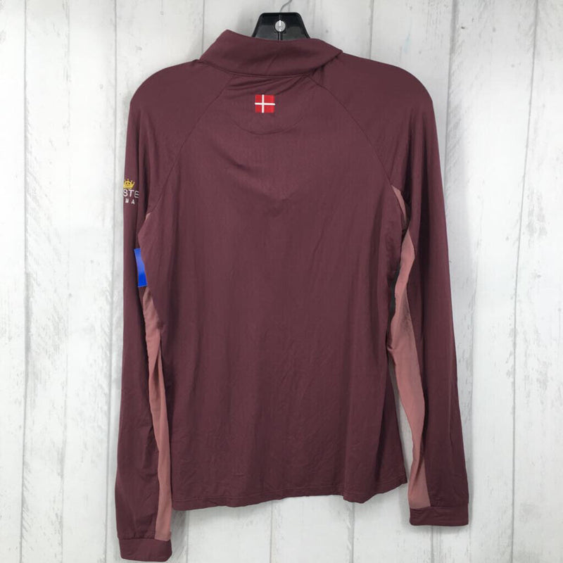 L Quarter zip l/s top