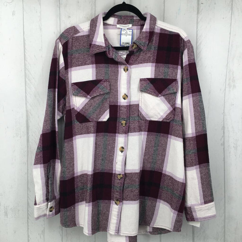 M Plaid shacket