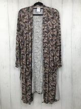 2X Butterfly printed cardi