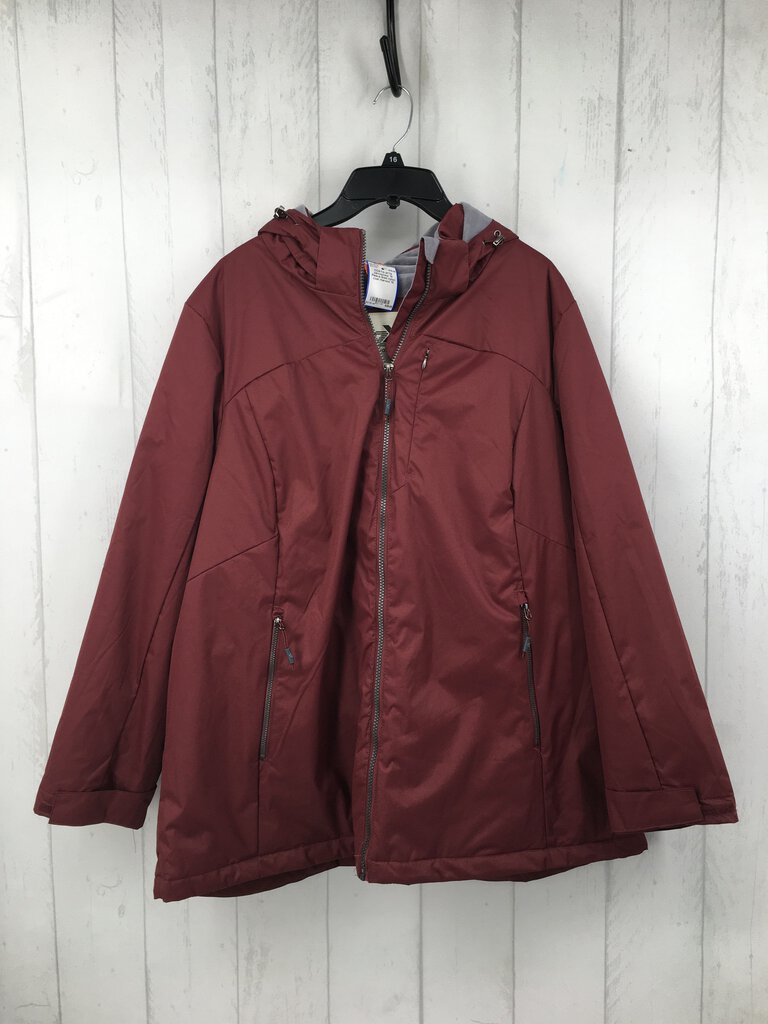 1X Fleece lined nylon coat