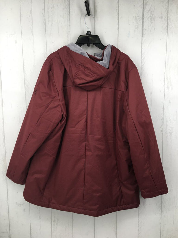 1X Fleece lined nylon coat