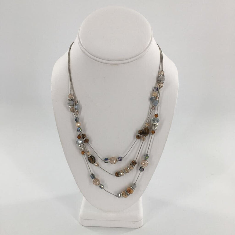 11" triple strand necklace