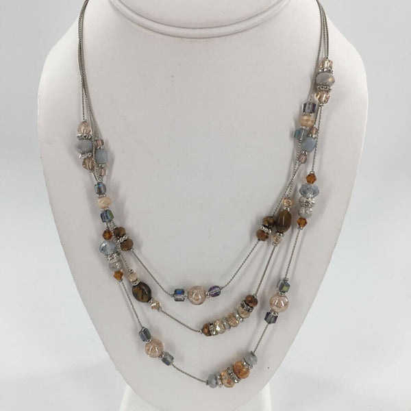 11" triple strand necklace