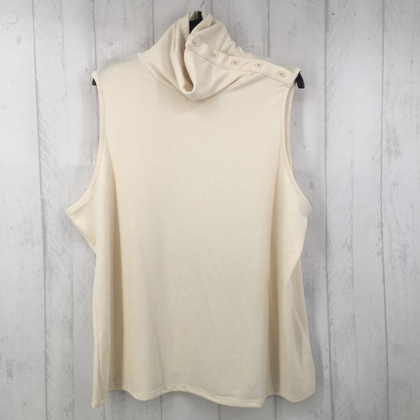 2x mock neck slvls sweater