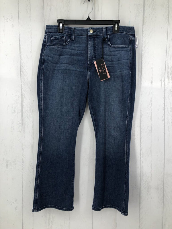 12 cropped kick jeans