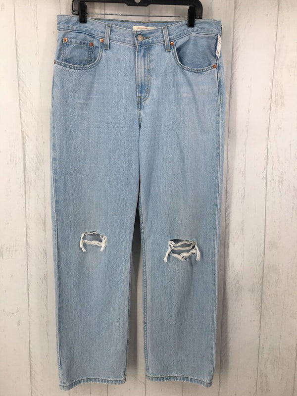 31 Low rise straight leg jeans