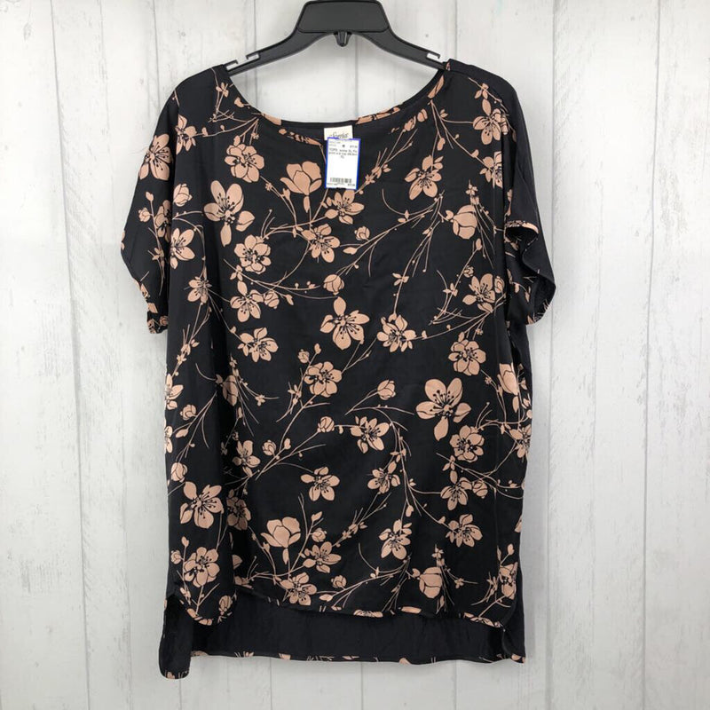 XL Flo print s/s top