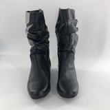 9W Mid-calf scrunch boots