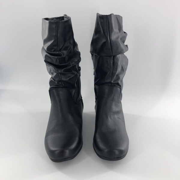 9W Mid-calf scrunch boots