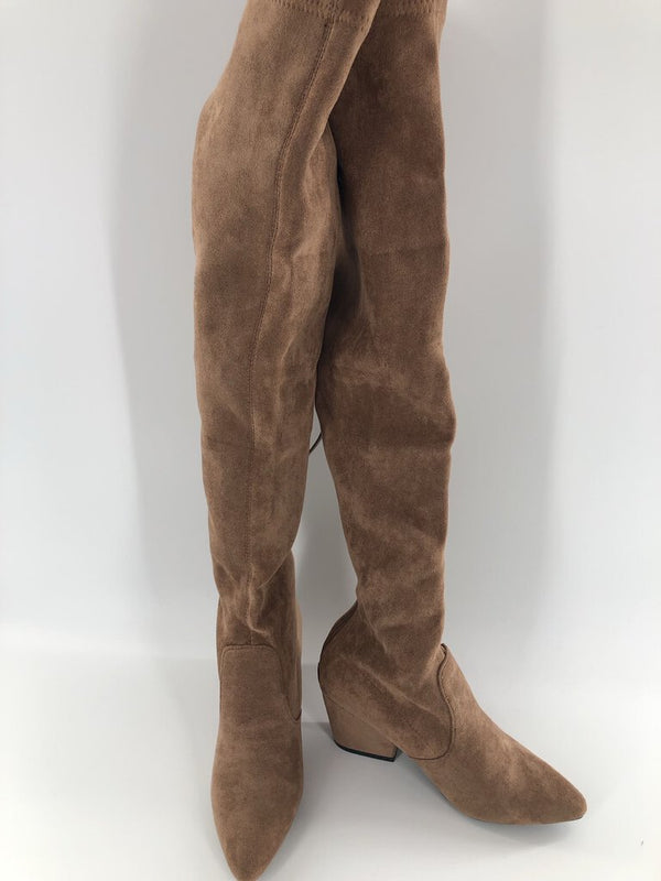 6.5/7 heel over the knee boots