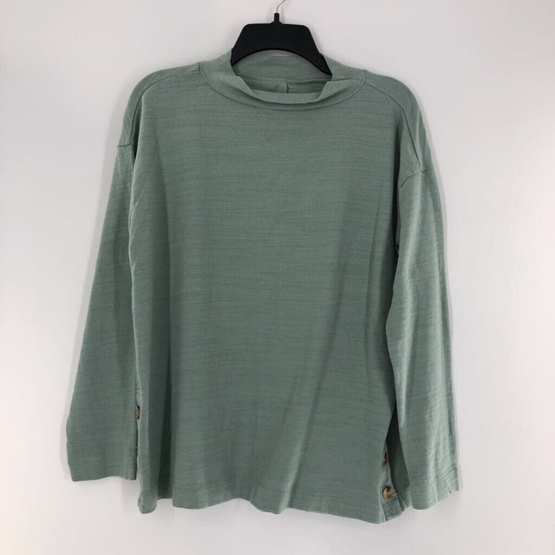 L Mock neck l/s top