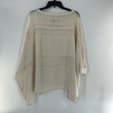 M Semi sheer dolman slv top