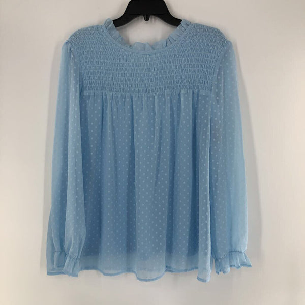 M Smocked l/s top