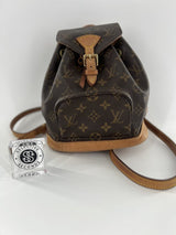 monogram mini backpack