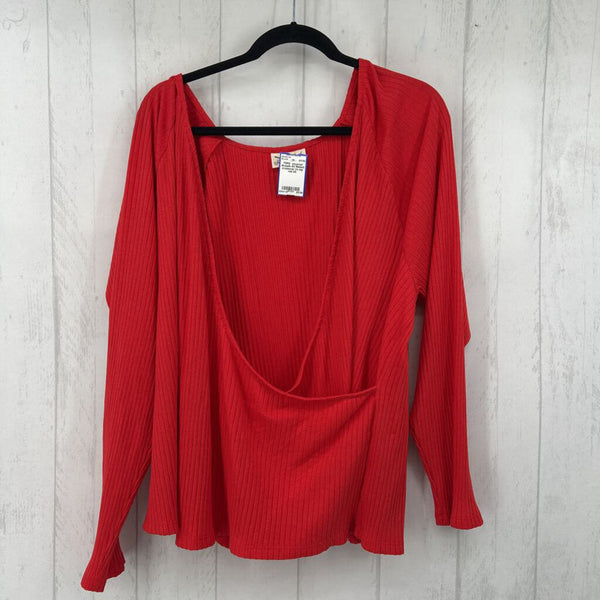 4X Ribbed crossover l/s top