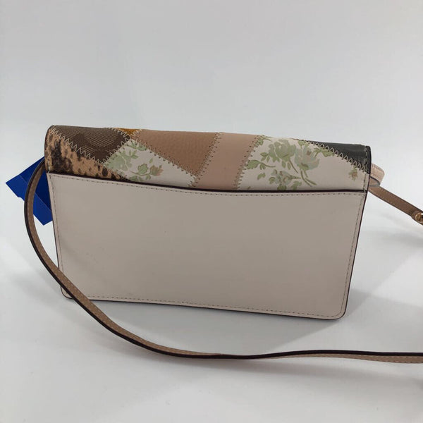 foldover crossbody clutch w/ signature patchwork