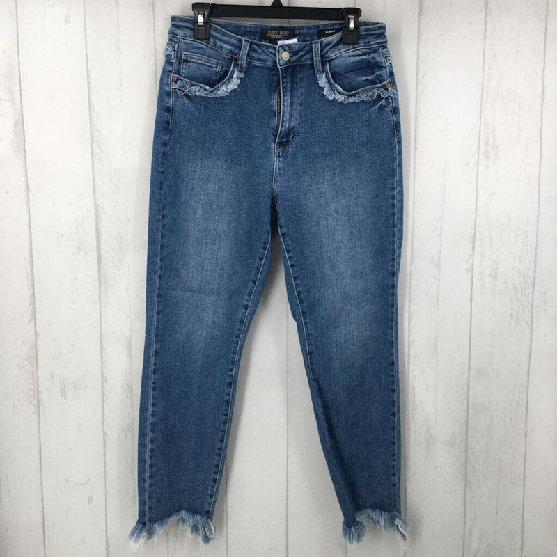 11/30 Frayed hem jeans