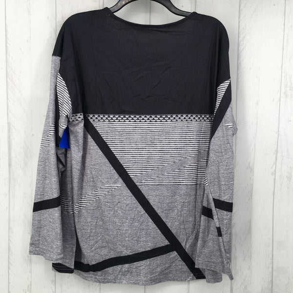 XL Printed l/s top