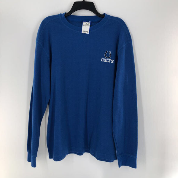 L Waffle knit Colts l/s top