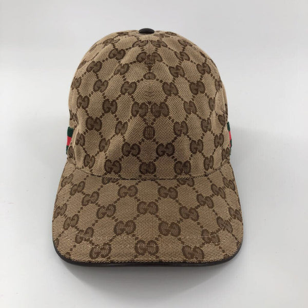 Gucci monogram canvas baseball cap